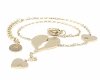 BRACELET GOLD CELEBRITY STAINLESS STEEL