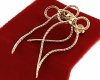 gold earrings made of stainless steel