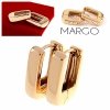 gold plated earrings with exclusive cubic zirconia