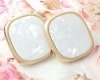 gold plated earrings with exclusive cubic zirconia
