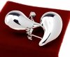 gold plated earrings with exclusive cubic zirconia