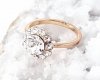 gold ring 16,30mm. gold-plated engagement xuping