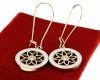 gold earrings made of stainless steel