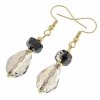 gold earrings made of stainless steel