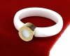 ring 19,00mm gold stainless steel