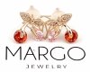 exclusive swarovski gold-plated earrings