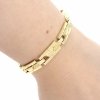 gold bracelet for a gold-plated leg