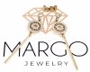 gold earrings made of stainless steel