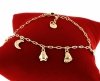 BRACELET GOLD CELEBRITY STAINLESS STEEL