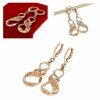 exclusive swarovski gold-plated earrings