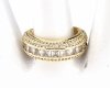 gold ring 17,00mm. gold-plated engagement xuping