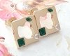 gold earrings made of stainless steel