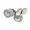 gold plated earrings with exclusive cubic zirconia