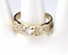 gold ring 18,60mm. gold-plated engagement xuping