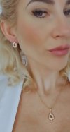 18k gold plated set pendant earrings xuping
