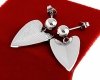 gold earrings made of stainless steel