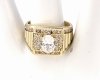 gold ring 18,60mm. gold-plated engagement xuping