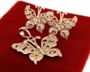 18k gold plated set pendant earrings xuping