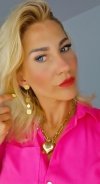 gold earrings made of stainless steel
