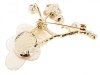 elegant gold brooch