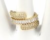 gold ring 17,00mm. gold-plated engagement xuping