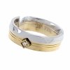 ring 19,00mm gold stainless steel