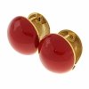 gold earrings made of stainless steel