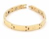 BRACELET GOLD CELEBRITY STAINLESS STEEL