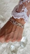 gold bracelet for a gold-plated leg
