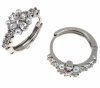 gold plated earrings with exclusive cubic zirconia