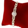 gold bracelet for a gold-plated leg