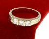 gold ring 18,60mm. gold-plated engagement xuping