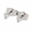 gold plated earrings with exclusive cubic zirconia
