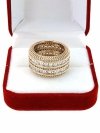 gold ring 18,60mm. gold-plated engagement xuping