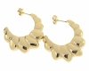 gold earrings made of stainless steel