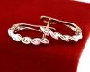 gold plated earrings with exclusive cubic zirconia