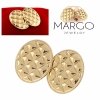 gold earrings made of stainless steel