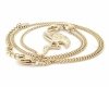 GOLD CHAIN NECKLACE celebrity STAINLESS STEEL