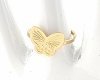 ring 18,30mm gold stainless steel