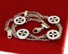 BRACELET GOLD CELEBRITY STAINLESS STEEL