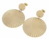 gold earrings made of stainless steel