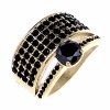 ring 19,00mm gold stainless steel