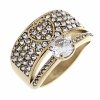 ring 19,00mm gold stainless steel