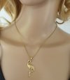 GOLD CHAIN NECKLACE celebrity STAINLESS STEEL
