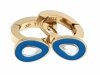 gold earrings made of stainless steel
