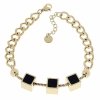 BRACELET GOLD CELEBRITY STAINLESS STEEL