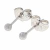 gold plated earrings with exclusive cubic zirconia