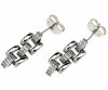 gold plated earrings with exclusive cubic zirconia