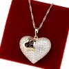 gold pendant 18k shiny xuping