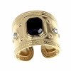 ring 18,30mm gold stainless steel